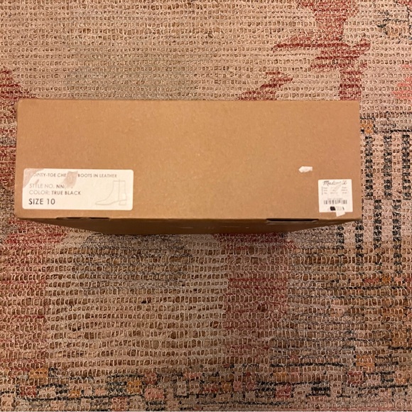 BNIB Madewell Darcy Ankle Boot - black leather size 10 - Picture 6 of 6